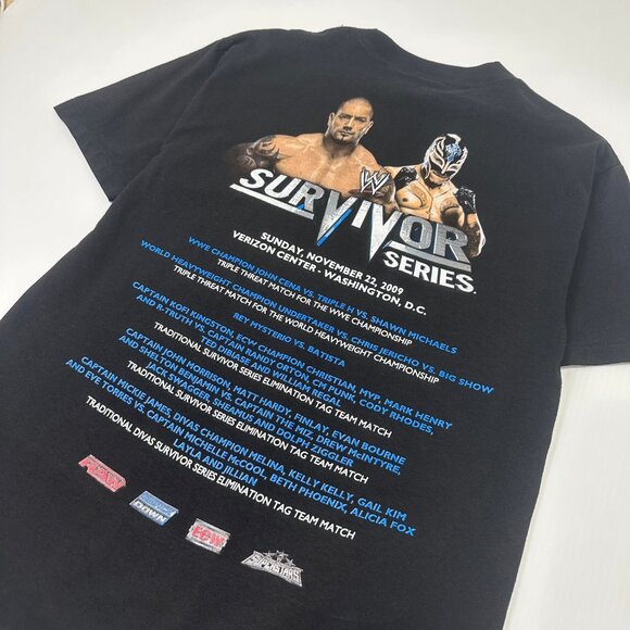 2009 WWE Survivor Series Wrestling Tee M - Picture 4 of 5